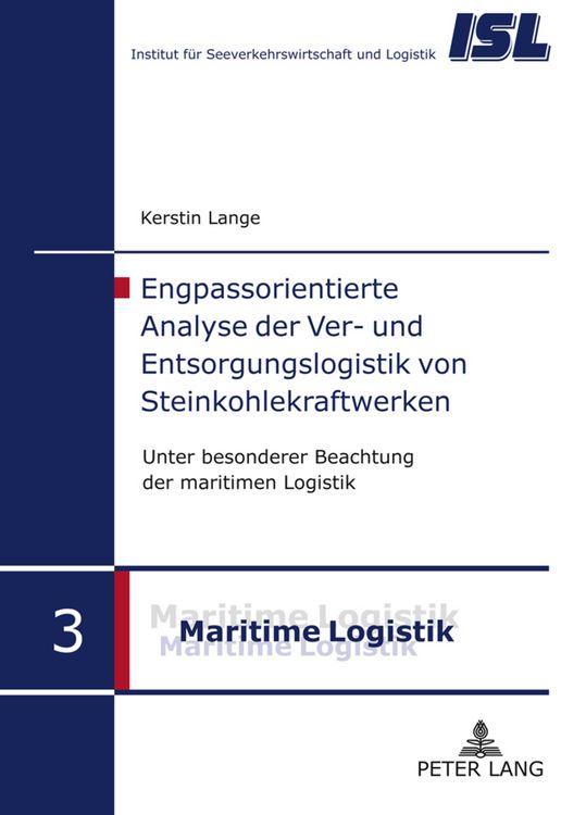 Produktbild: Engpassorientierte Analyse der Ver- und Entsorgungslogistik von Steinkohlekraftwerken