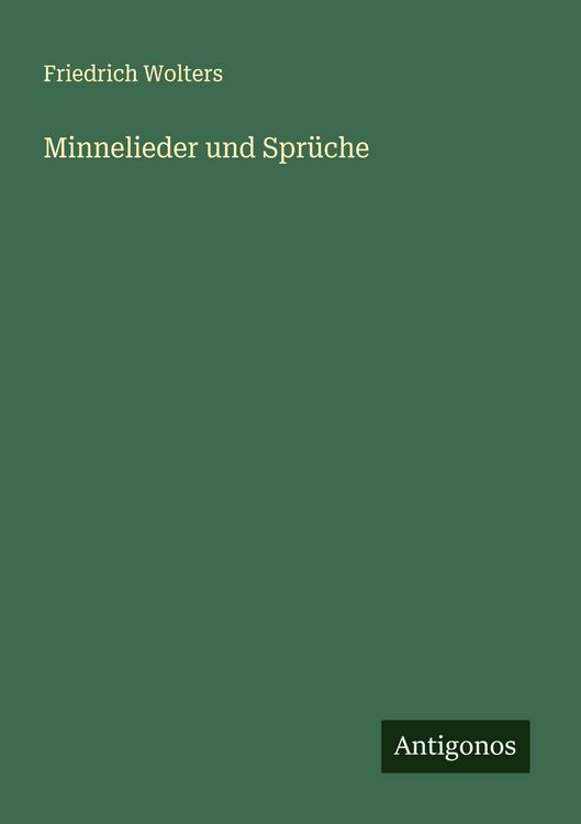 Produktbild: Minnelieder und Spr&uuml;che