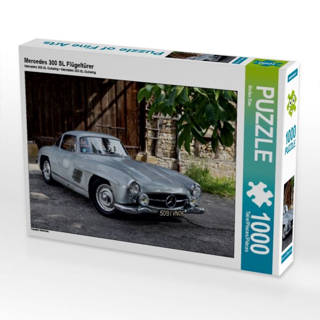 Produktbild: CALVENDO Puzzle Mercedes 300 SL Fl&uuml;gelt&uuml;rer | 1000 Teile Lege-Gr&ouml;&szlig;e 64x48cm Foto-Puzzle f&uuml;r gl&uuml;ckliche Stunden