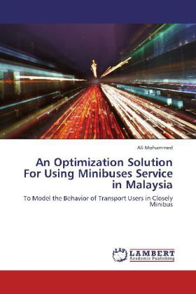 Produktbild: Mohammed, A: Optimization Solution For Using Minibuses Servi