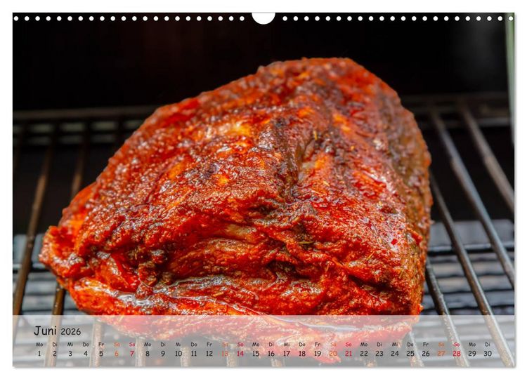 Produktbild: BBQ - Smoker F&uuml;r Fleisch und Gem&uuml;se (Wandkalender 2026 DIN A3 quer), CALVENDO Monatskalender