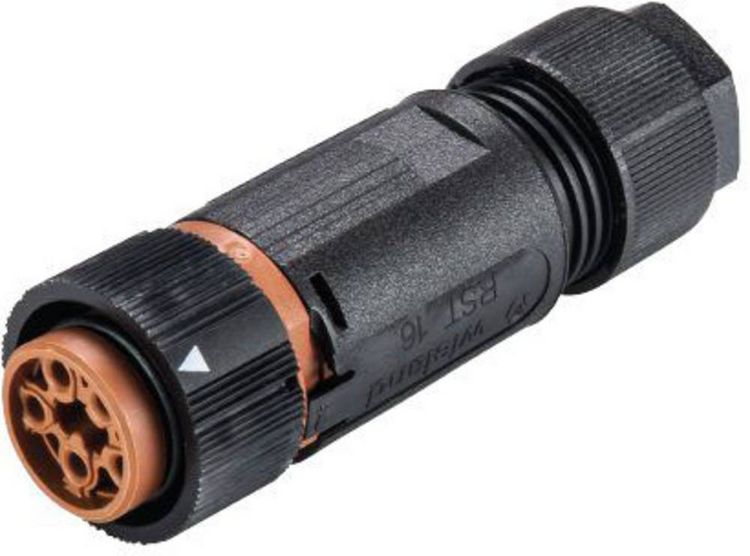 Produktbild: Wieland 46.051.4550.4 Rundstecker Kupplung, gerade Serie (Rundsteckverbinder): RST&reg; MINI Gesamtpolzahl: 5 1 St.