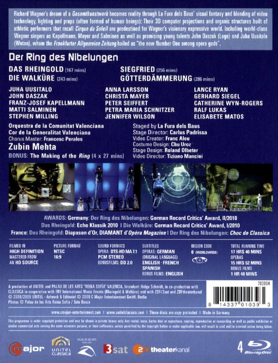 Produktbild: Richard Wagner - Der Ring des Nibelungen [LE] [4 BRs]