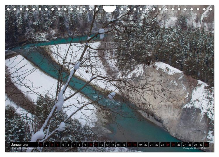 Produktbild: Das Rheintal 2026 (Wandkalender 2026 DIN A4 quer), CALVENDO Monatskalender