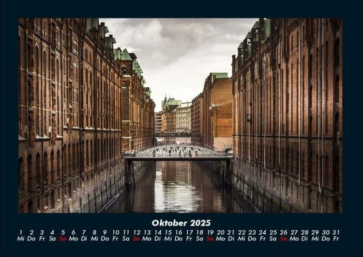 Produktbild: Hamburg 2025 Fotokalender DIN A4