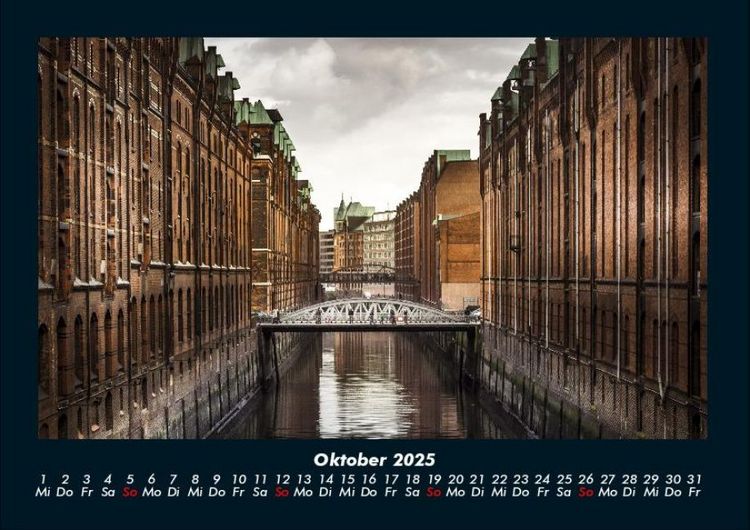 Produktbild: Hamburg 2025 Fotokalender DIN A4