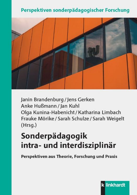 Produktbild: Sonderp&auml;dagogik intra- und interdisziplin&auml;r