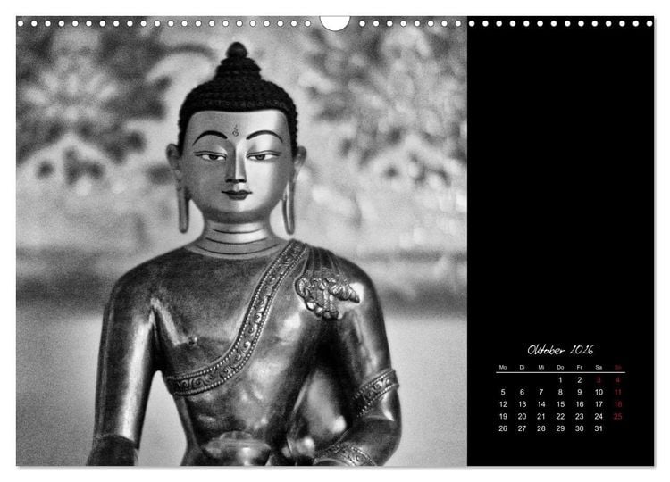 Produktbild: Worte des Buddha 2026 (Wandkalender 2026 DIN A3 quer), CALVENDO Monatskalender