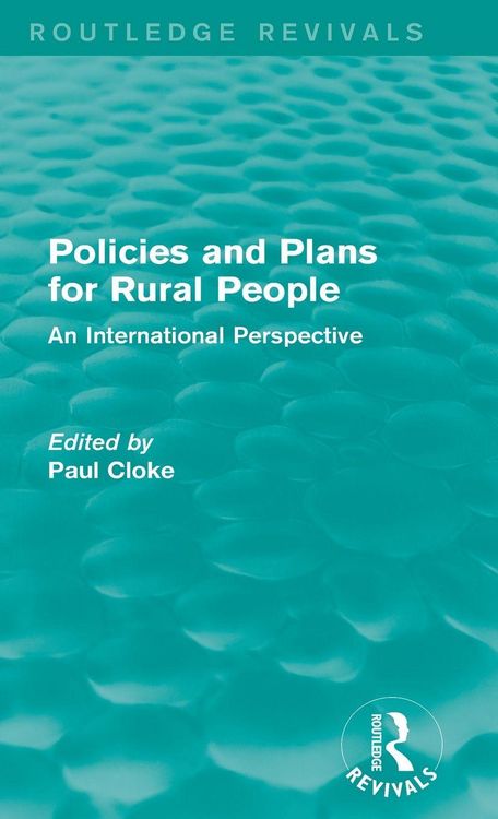Produktbild: Policies and Plans for Rural People (Routledge Revivals)