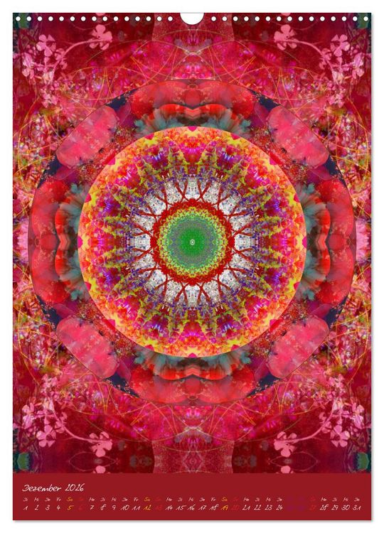 Produktbild: Bl&uuml;hende Mandalas (Wandkalender 2026 DIN A3 hoch), CALVENDO Monatskalender