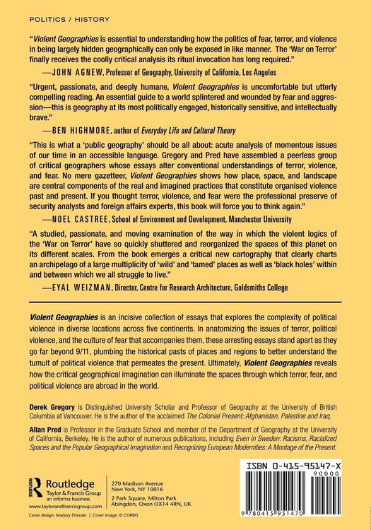 Produktbild: Violent Geographies