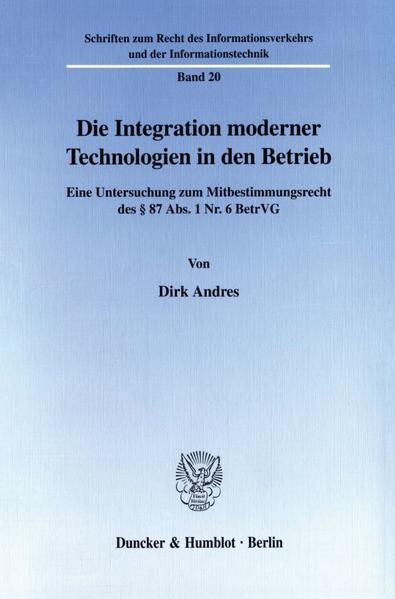Produktbild: Die Integration moderner Technologien in den Betrieb.