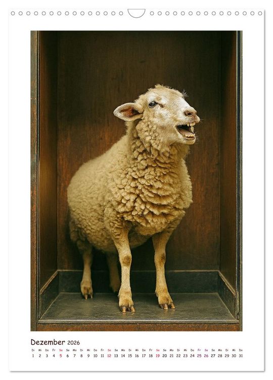 Produktbild: Wer f&auml;hrt denn da? Ein tierisches Paternoster Vergn&uuml;gen (Wandkalender 2026 DIN A3 hoch), CALVENDO Monatskalender