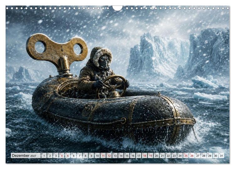 Produktbild: Aufgezogen und abgelegt (Wandkalender 2027 DIN A3 quer), CALVENDO Monatskalender