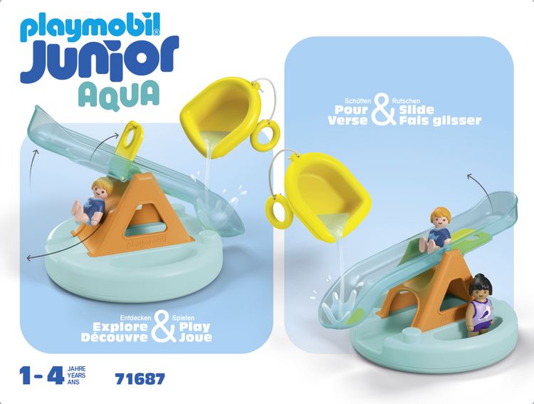 Produktbild: 71687 JUNIOR Badeinsel mit Wasserrutsche
