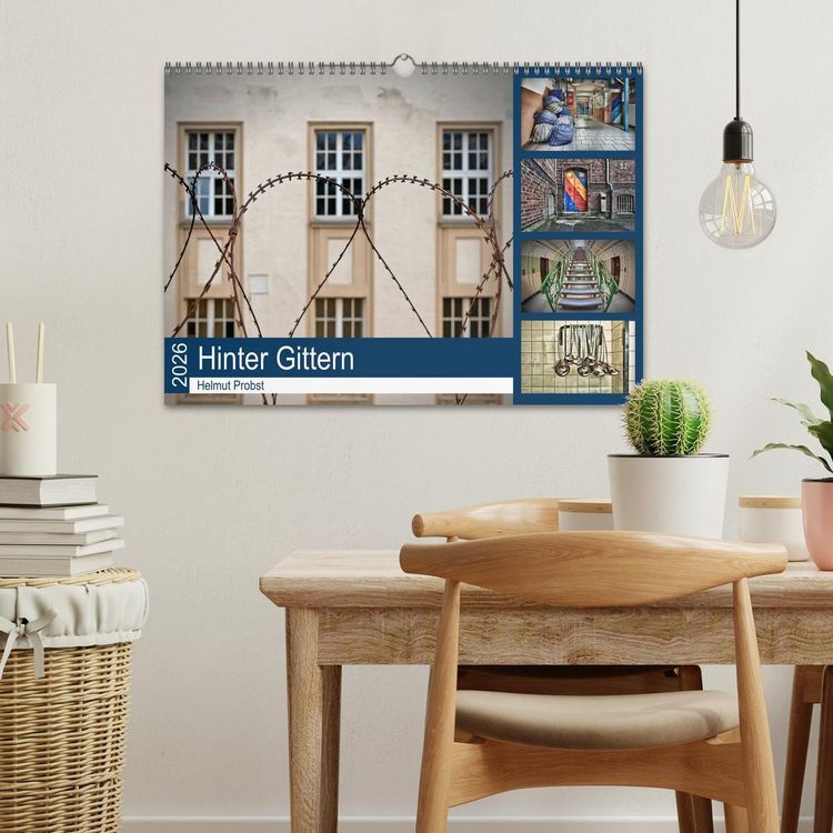 Produktbild: Hinter Gittern (Wandkalender 2026 DIN A3 quer), CALVENDO Monatskalender