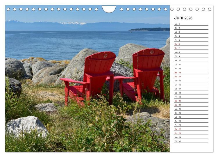 Produktbild: Vancouver Island - Perle im Kanadischen Westen (Wandkalender 2026 DIN A4 quer), CALVENDO Monatskalender