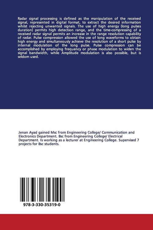 Produktbild: Pulsed radar signals and intelligent system