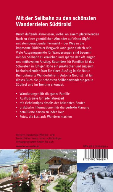 Produktbild: Die schönsten Seilbahnwanderungen in Südtirol