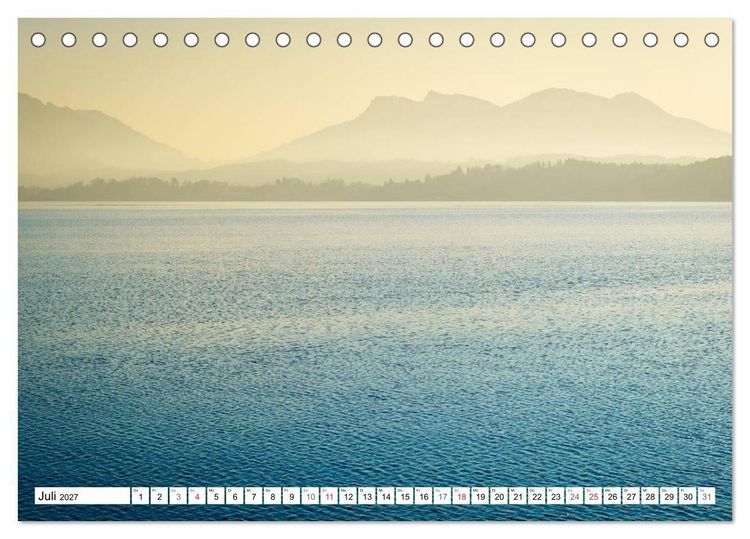 Produktbild: Der Chiemsee - Ansichten zum Tr&auml;umen (Tischkalender 2027 DIN A5 quer), CALVENDO Monatskalender