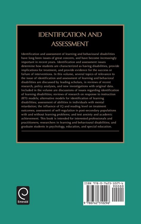 Produktbild: Identification and Assessment