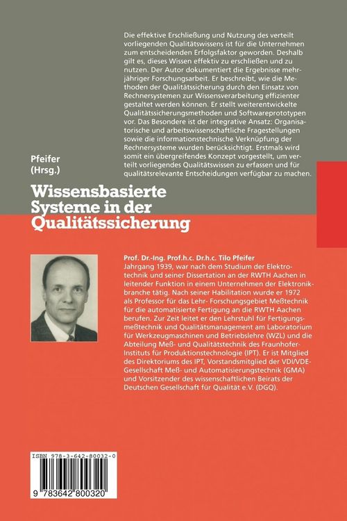 Produktbild: Wissensbasierte Systeme in der Qualit&auml;tssicherung