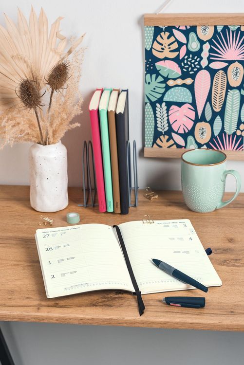 Produktbild: BRUNNEN 1079166267 Buchkalender Kompagnon Mod. 791 66 2027 A5, Kunststoff, pink