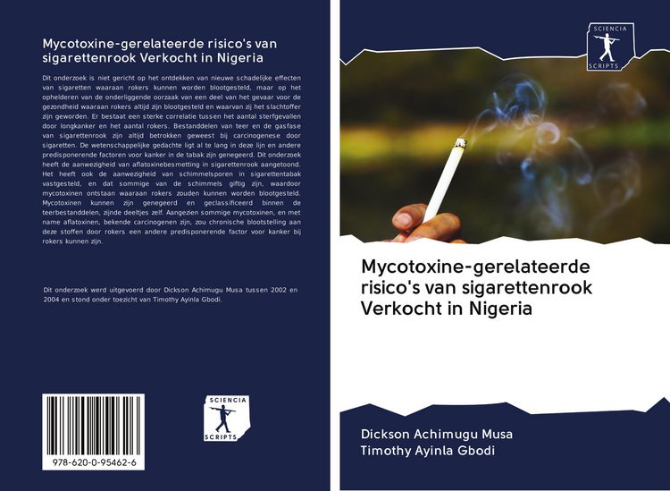 Produktbild: Mycotoxine-gerelateerde risico's van sigarettenrook Verkocht in Nigeria