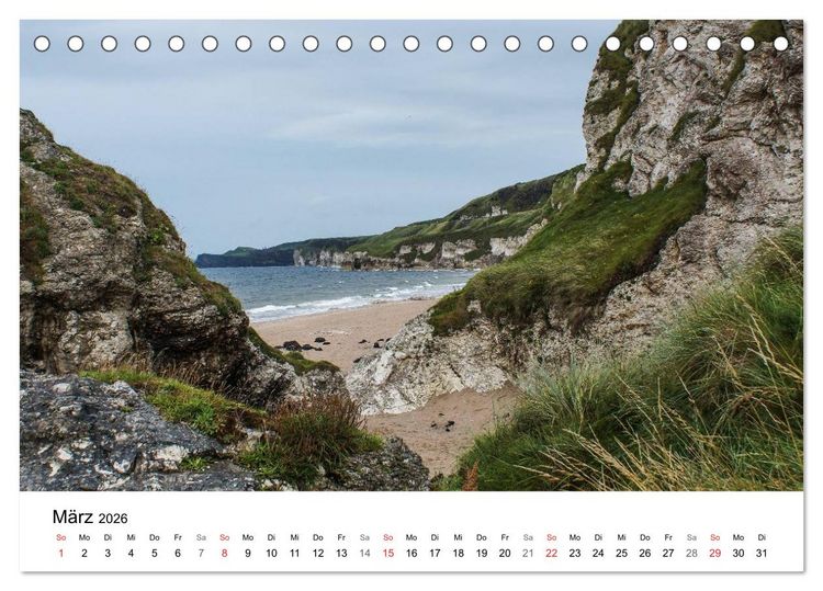 Produktbild: Irland wie gemalt (Tischkalender 2026 DIN A5 quer), CALVENDO Monatskalender