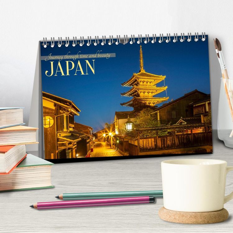 Produktbild: JAPAN Journey through time and beauty (Desk Calendar 2026 DIN A5 landscape), CALVENDO 12 Month DeskCalendar