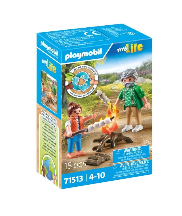Produktbild: PLAYMOBIL 71513 Lagerfeuer mit Marshmallows