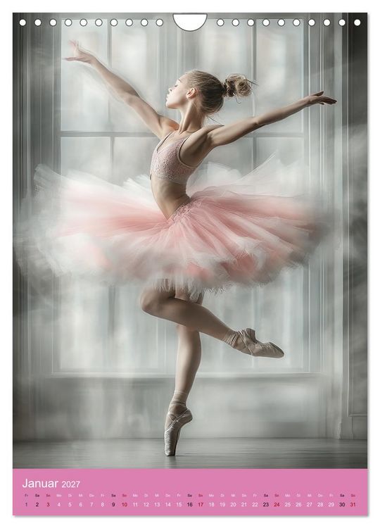 Produktbild: Sch&ouml;nheit und Eleganz im Ballett (Wandkalender 2027 DIN A4 hoch), CALVENDO Monatskalender