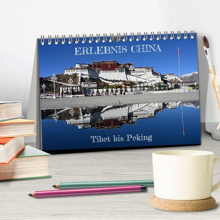Produktbild: Erlebnis China (Tischkalender 2027 DIN A5 quer), CALVENDO Monatskalender