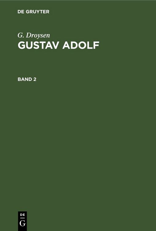 Produktbild: Gustav Adolf. Band 2