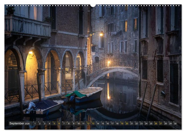 Produktbild: Malerisches Venedig (hochwertiger Premium Wandkalender 2026 DIN A2 quer), Kunstdruck in Hochglanz