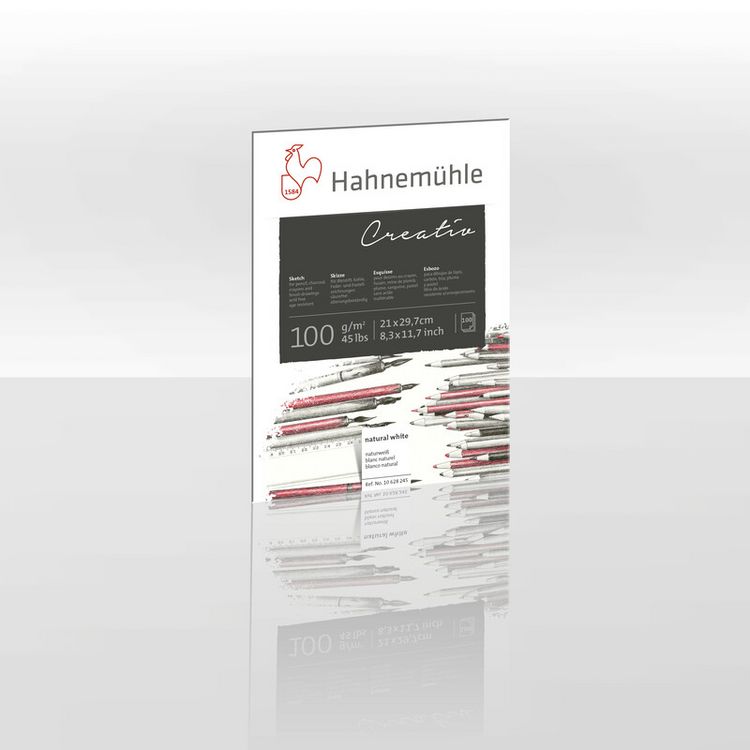Produktbild: Hahnem&uuml;hle Papier Creativ, DIN A 4, 100 g/m&sup2;