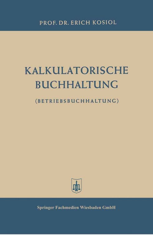 Produktbild: Kalkulatorische Buchhaltung
