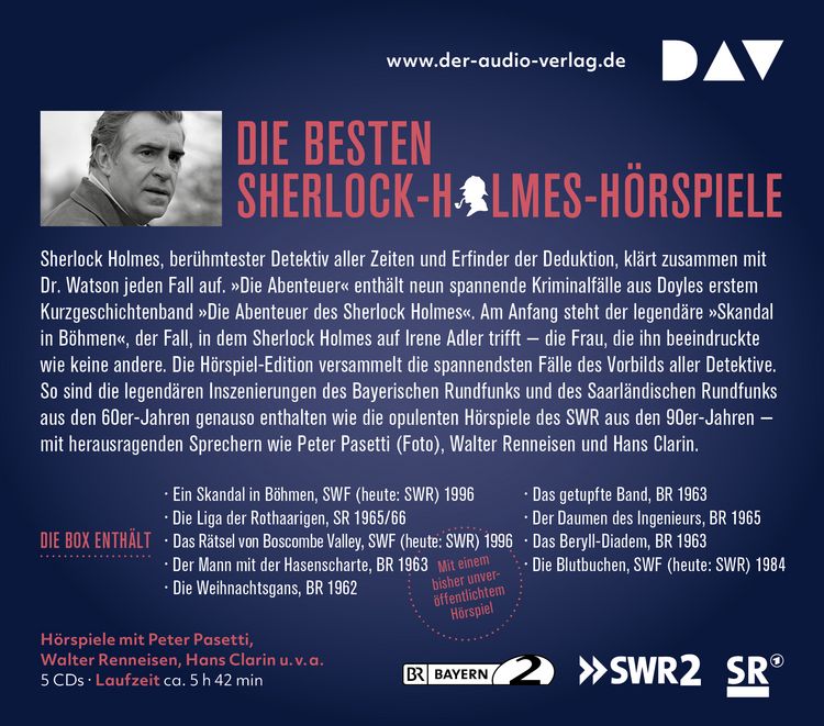 Produktbild: Sherlock Holmes 2 &ndash; Die Abenteuer