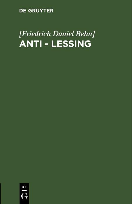 Produktbild: Anti - Le&szlig;ing