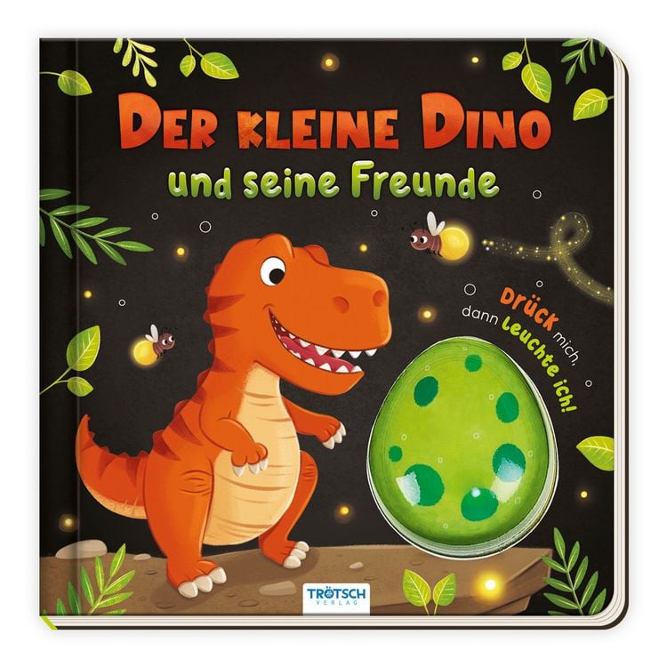 Produktbild: TR&Ouml;TSCH - Pappenbuch Leuchtbuch Der kleine Dino und seine Freunde| Ab 2 Jahren