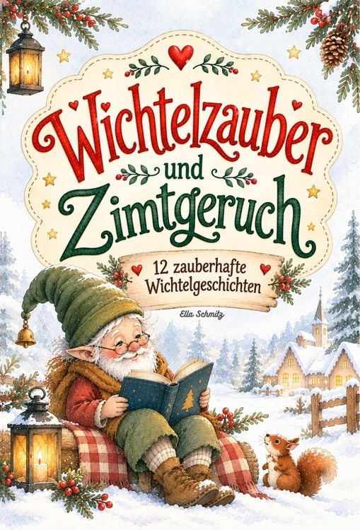 Produktbild: Wichtelzauber & Zimtgeruch: 12 zauberhafte Wichtelgeschichten f&uuml;r Kinder von 4 bis 8 Jahren  magische Winterabenteuer zum Vorlesen und Selberlesen