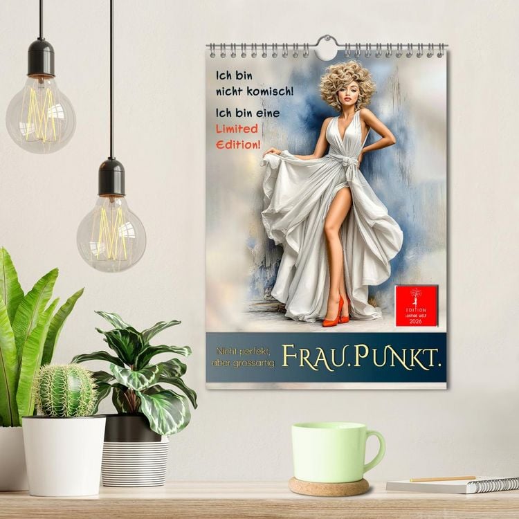 Produktbild: FRAU.PUNKT. (Wandkalender 2026 DIN A4 hoch), CALVENDO Monatskalender