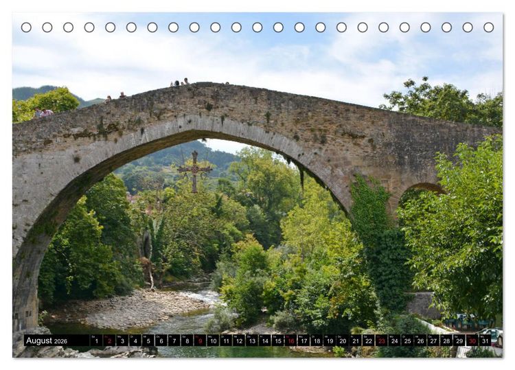 Produktbild: Spaniens wilder Norden (Tischkalender 2026 DIN A5 quer), CALVENDO Monatskalender