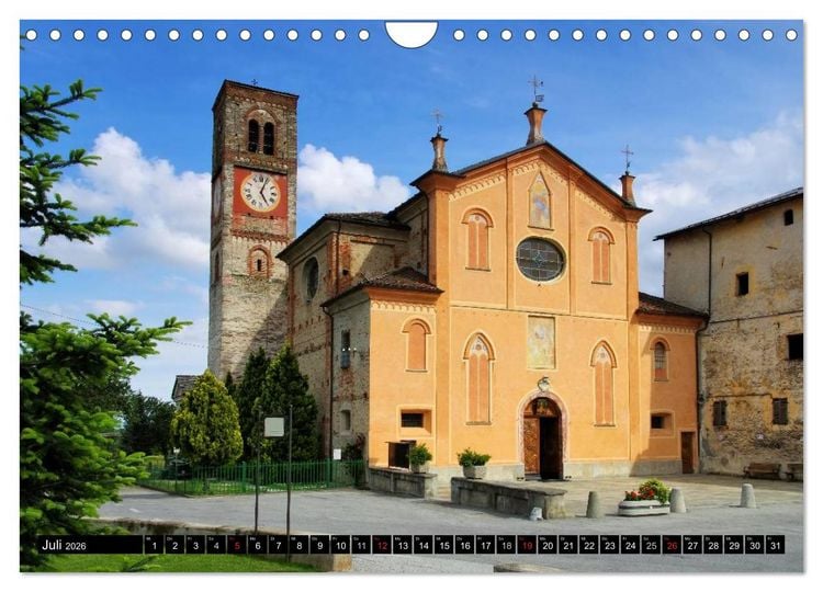 Produktbild: Piemont (Wandkalender 2026 DIN A4 quer), CALVENDO Monatskalender