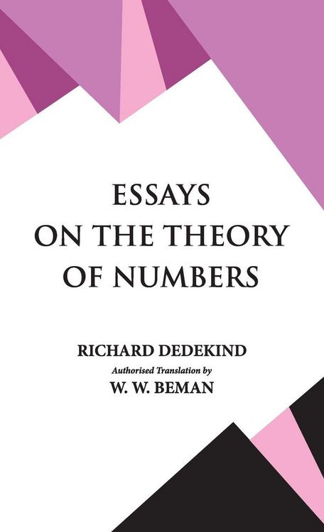 Produktbild: Essays on the Theory of Numbers