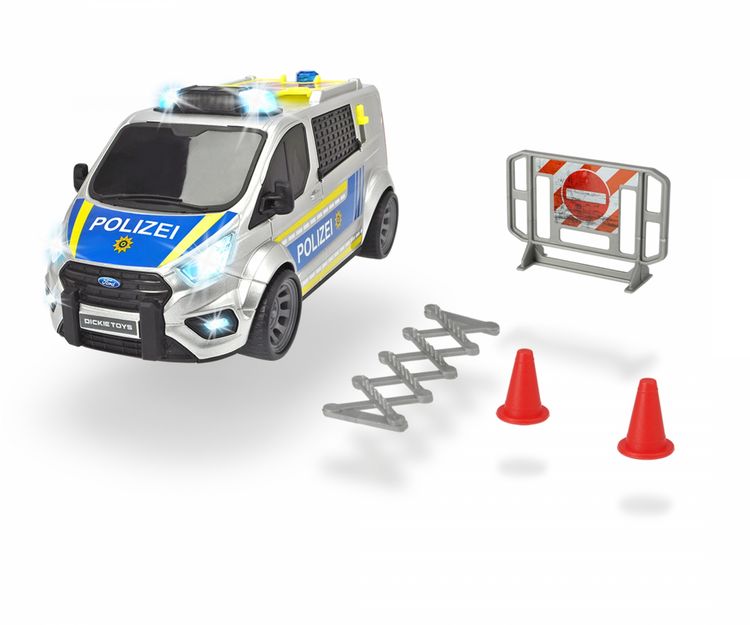 Produktbild: DICKIE TOYS Ford Transit Polizei mit Licht und Sound 28cm