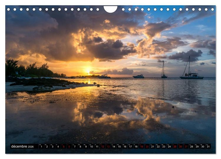 Produktbild: Maurice - l'Oc&eacute;an Indien (Calendrier mural 2026 DIN A4 vertical), CALVENDO calendrier mensuel