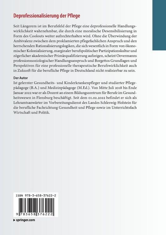 Produktbild: Deprofessionalisierung der Pflege