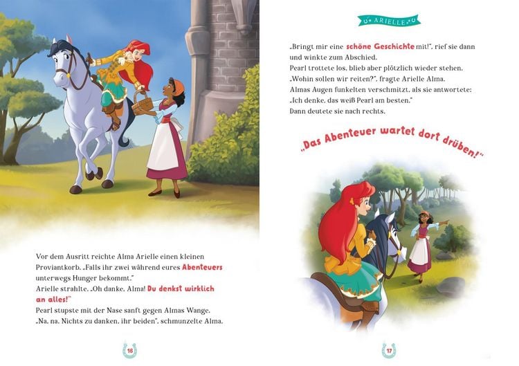 Produktbild: Disney Prinzessin: Die allersch&ouml;nsten Pferdegeschichten