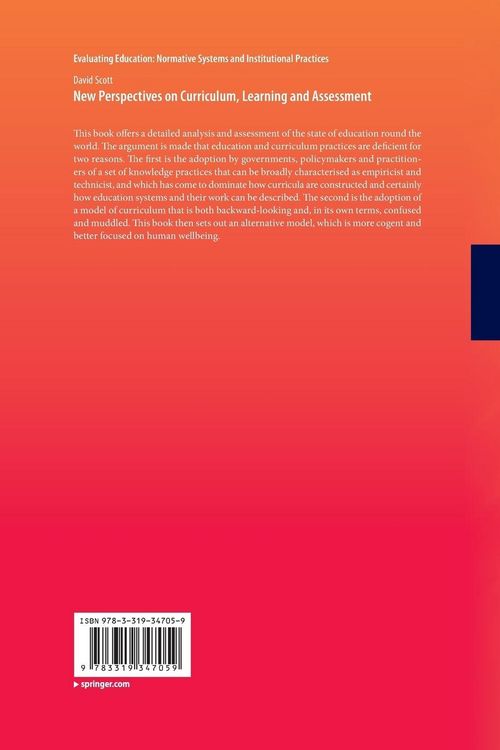 Produktbild: New Perspectives on Curriculum, Learning and Assessment